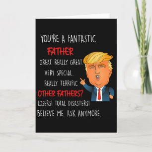 Vintage Make Father's Day Great Again Dad Funny Do Card