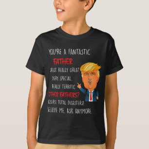 Vintage Make Father's Day Great Again Dad Funny Do T-Shirt
