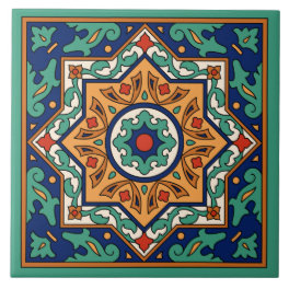 Vintage Malibu Potteries Tile Design