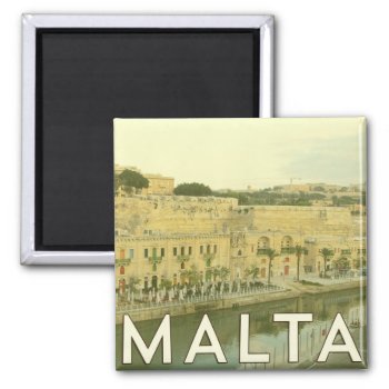 Vintage Malta Magnet by thespottedowl at Zazzle