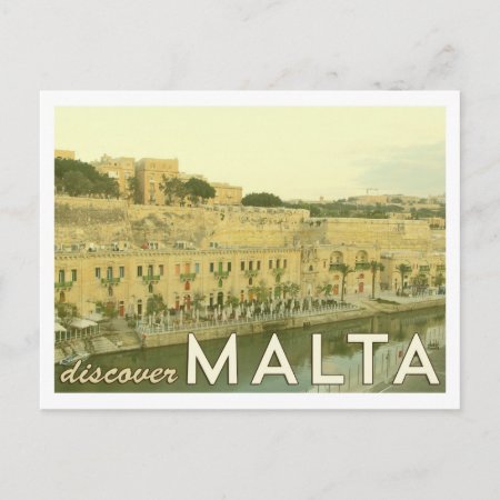 Vintage Malta Postcard