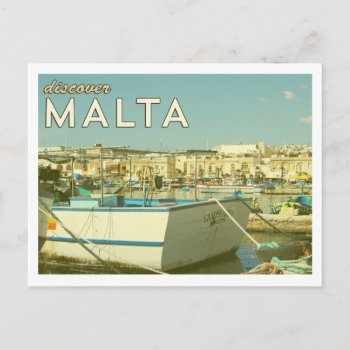 Vintage Malta Postcard by thespottedowl at Zazzle