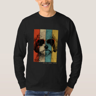 Vintage Maltipoo Dog Mom Dad Kids Men Women T-Shirt
