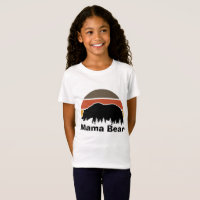 Vintage Mama Bear Retro Sunset