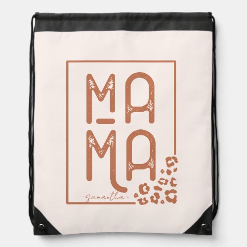 Vintage Mama Drawstring Bag