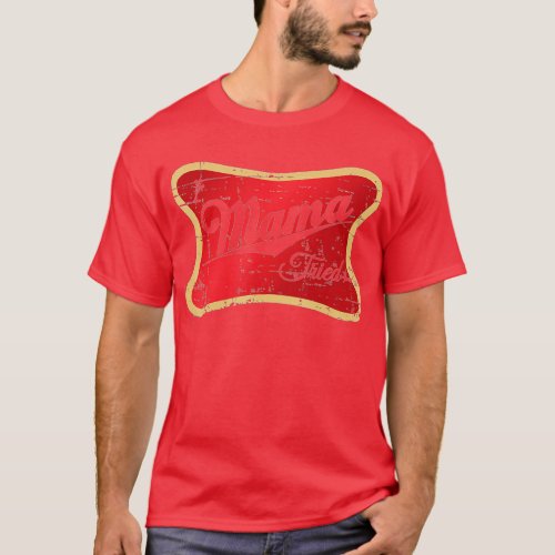 Vintage Mama Tried Retro Country Outlaw Music  T_Shirt
