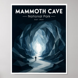 Vintage Mammoth Cave National Park Poster