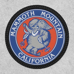 Vintage Mammoth Mountain Ski resort mountains gift Patch
