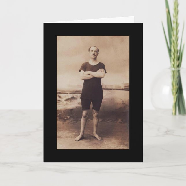 Vintage Man Card (Front)