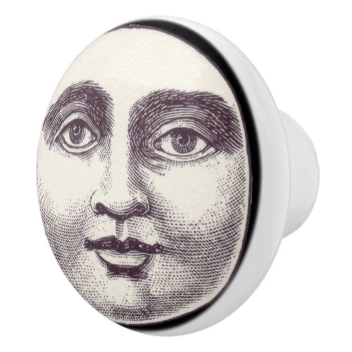 Vintage man in the moon full moon face ceramic knob Zazzle Vintage man in the moon full moon face ceramic knob Zazzle