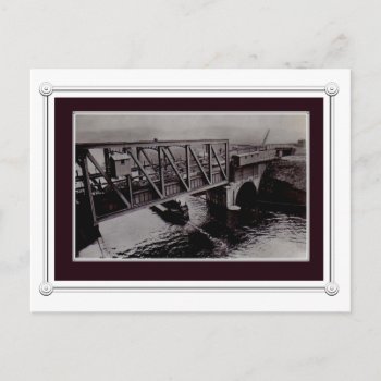 Vintage Manchester Ship Canal Postcard by vintagecreations at Zazzle