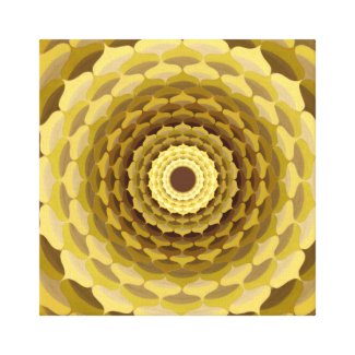 Vintage mandala canvas print