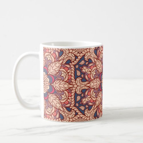 Vintage Mandala Hand_Drawn Pattern Coffee Mug