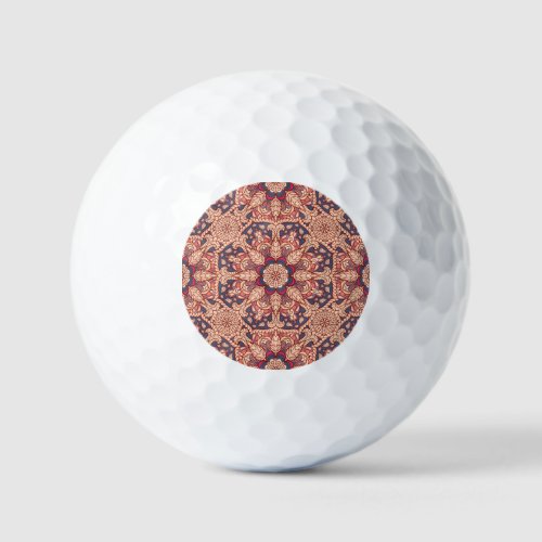 Vintage Mandala Hand_Drawn Pattern Golf Balls