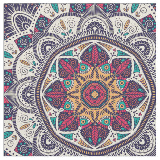 Vintage Mandala Inspired Fabric