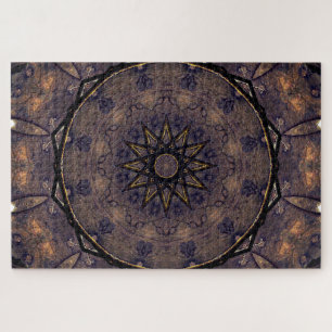 Vintage Mandala Jigsaw Puzzle