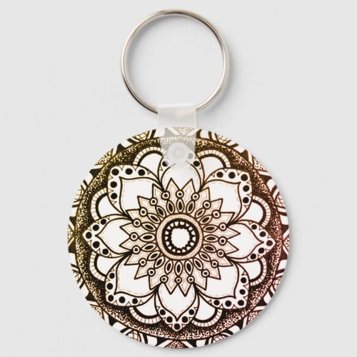 Vintage Mandala  Keychain