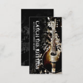 Vintage Mandolin Acoustic Business Card (Front/Back)