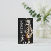 Vintage Mandolin Acoustic Business Card (Standing Front)