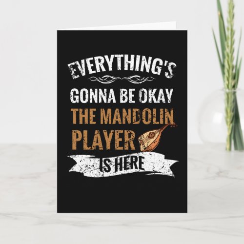 Vintage Mandolin Gifts  Mandolin Players Gift Card