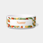 Vintage Mango & Greenery Summer Fruit Pattern Bowl<br><div class="desc">A vintage mango summer fruit and greenery pattern. A beautiful design for lovers of mangoes. Colorful mango fruit vintage illustration pattern with watercolor mango greenery leaves. A beautiful design for foodies or lovers of fruit. Ideal birthday gift, nursery decor, kids room art, home decor, Christmas present or gift for any...</div>
