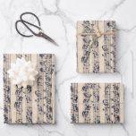 Vintage Manuscript Sheet Music Wrapping Paper