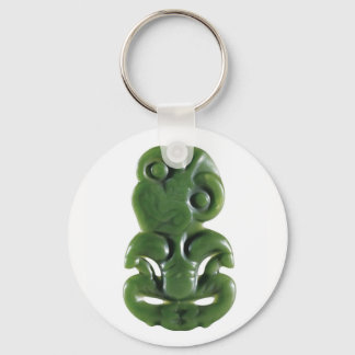 Vintage Maori Greenstone Hei Tiki Keychains