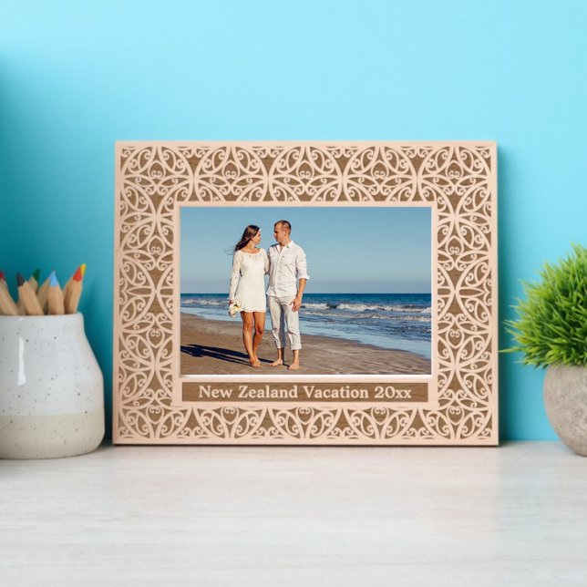 Vintage Maori New Zealand Tribal Art Pattern Engraved Frames (Creator Uploaded)