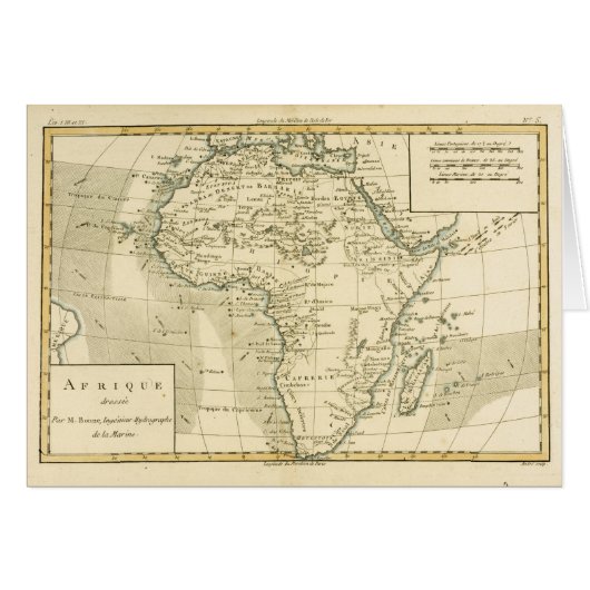 Vintage Map of Africa (Front Horizontal)