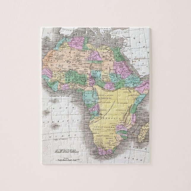 Vintage Map of Africa (1827) Jigsaw Puzzle (Vertical)