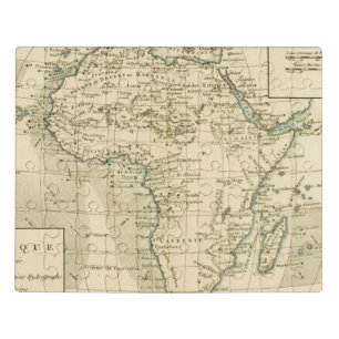 Vintage Map of Africa Jigsaw Puzzle