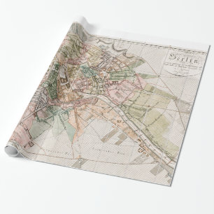 Vintage Map of Berlin (1811) Wrapping Paper