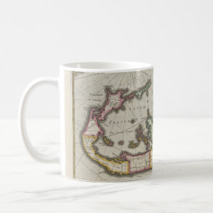 Vintage Map of Bermuda (1638) Coffee Mug