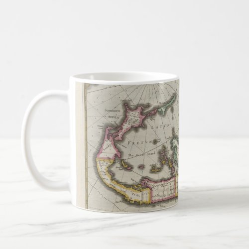 Vintage Map of Bermuda 1638 Coffee Mug