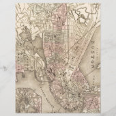 Vintage Map of Boston (1880) (Front)