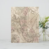 Vintage Map of Boston (1880) (Standing Front)