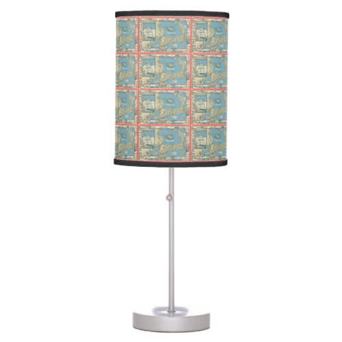 Vintage Map of Cape Cod 1945 Table Lamp