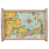 Vintage Map of Cape Cod
