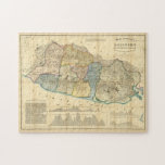Vintage Map of El Salvador (1858) Jigsaw Puzzle<br><div class="desc">This is a vintage map of El Salvador originally produced in 1858.</div>