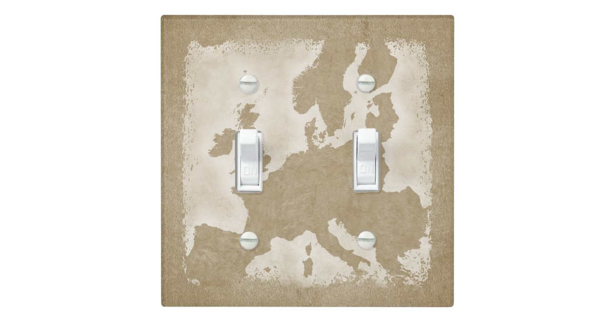 Vintage Map Of Europe Light Switch Cover Zazzle