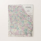 Vintage Map of Georgia (1855)