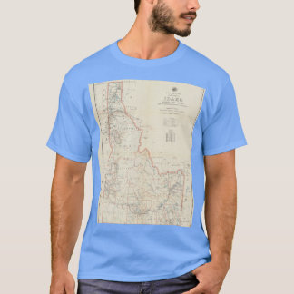 Vintage Map of Idaho 1938 T-Shirt