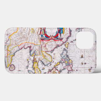 Vintage Map of India From 1650 iPhone 13 Case