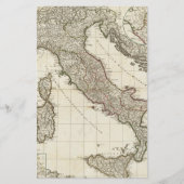 Vintage Map of Italy (1764) (Front)