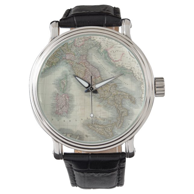 Vintage Map of Italy (1799) Watch (Front)