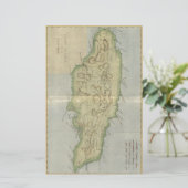 Vintage Map of Jamaica (1780) (Standing Front)