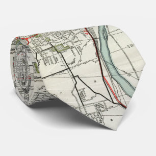 Vintage Map of Kansas City Missouri (1920) Tie