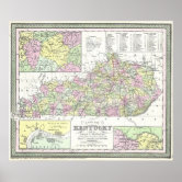 Vintage Pictorial Map of Louisville (1876) iPhone Case by BravuraMedia