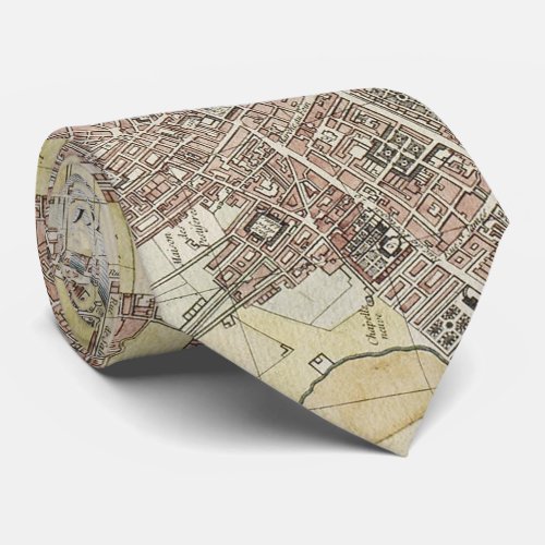 Vintage Map of London England 1727 Tie