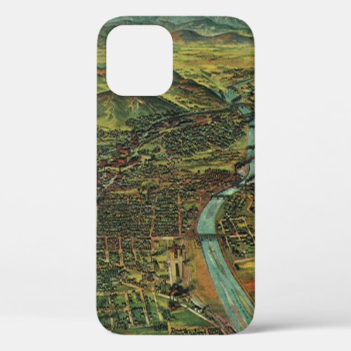 Vintage Map of Los Angeles California and River iPhone 12 Case